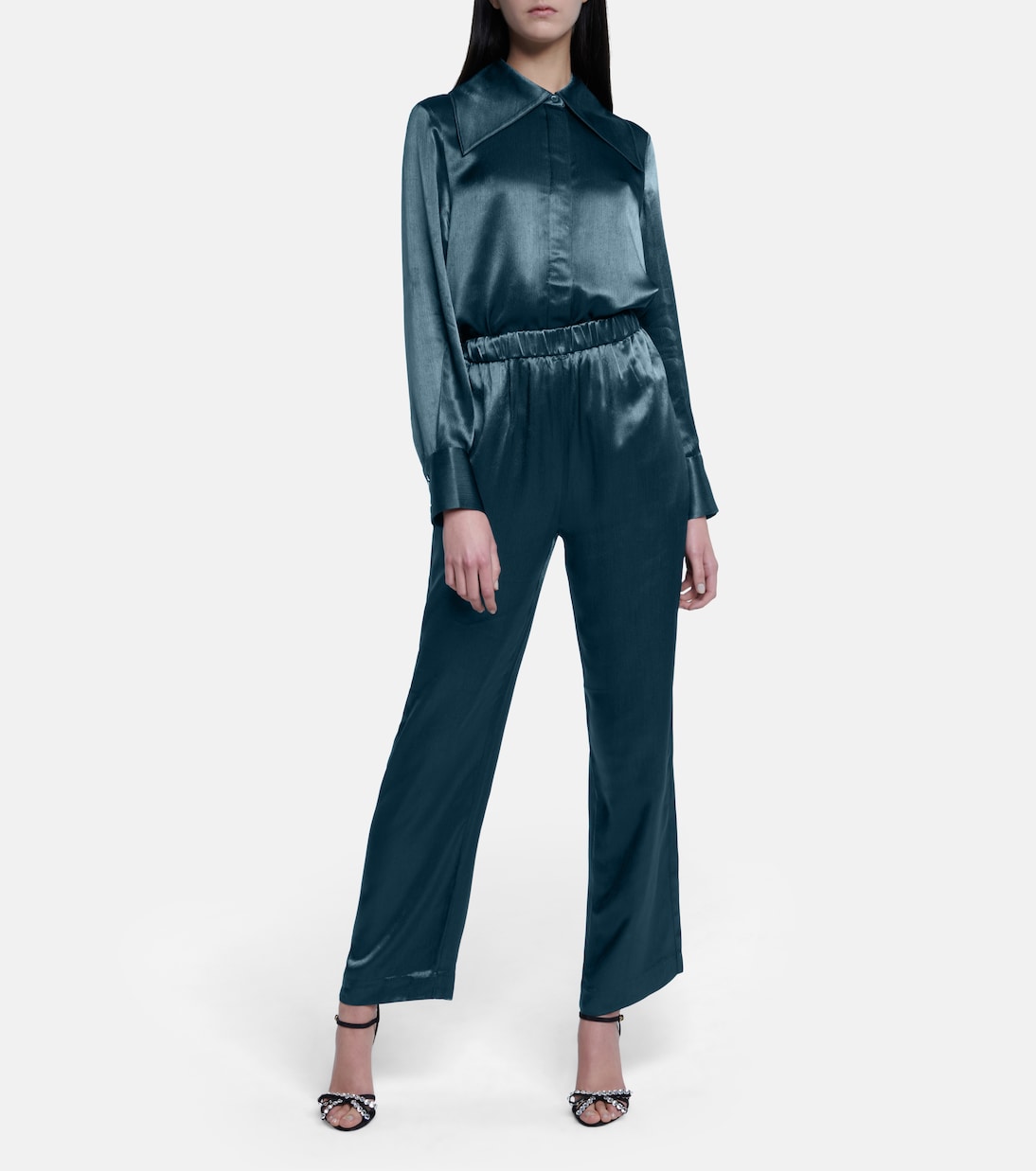 Oversize-Bluse aus Satin | CO