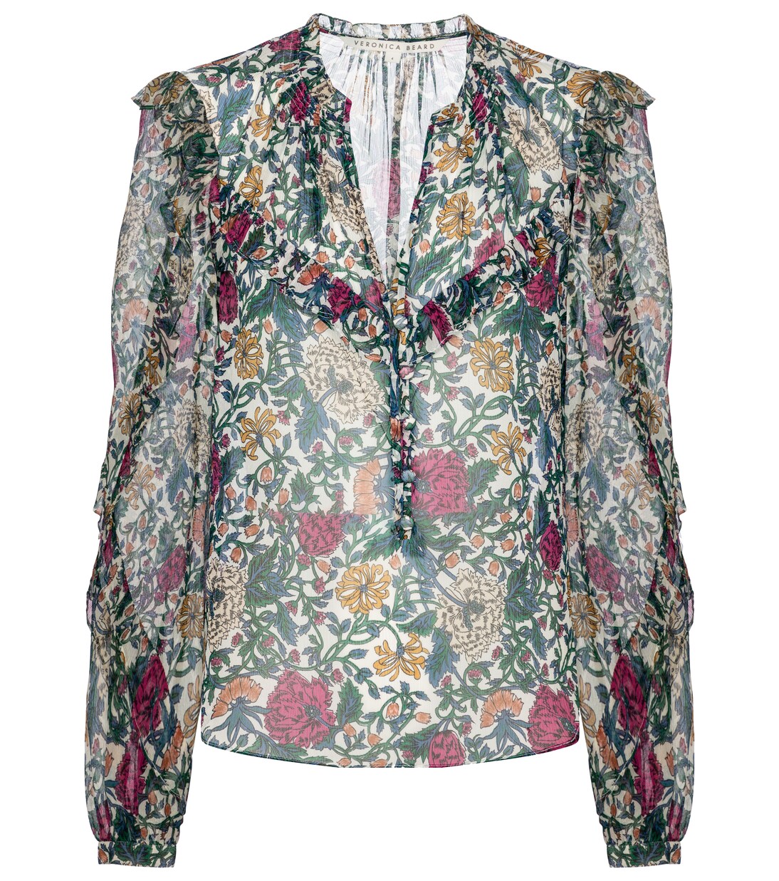 Blouse Abra en soie à fleurs | Veronica Beard