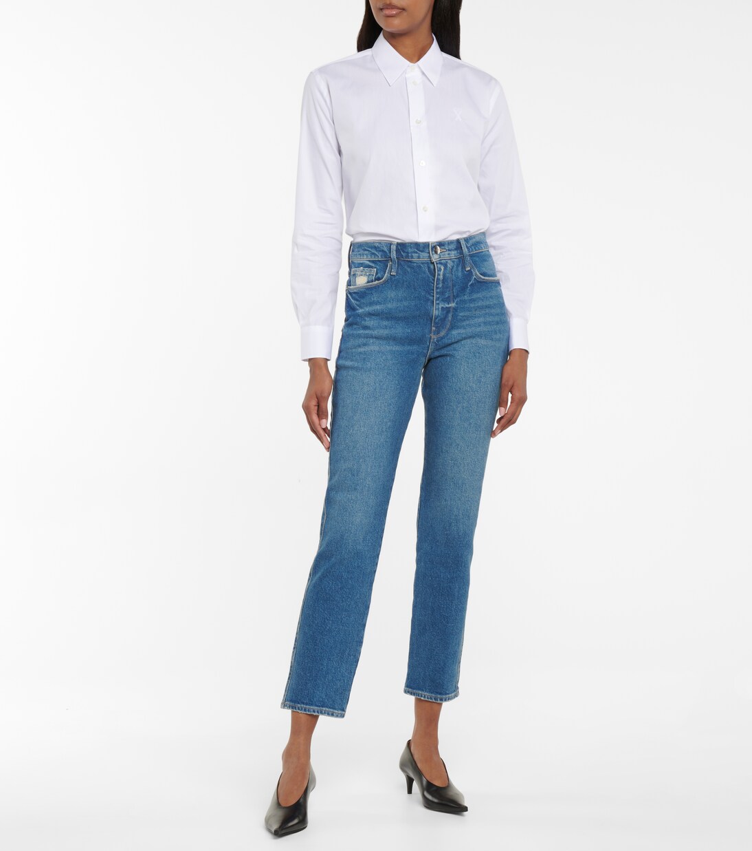 Mid-Rise Skinny Jeans Le Sylvie | Frame