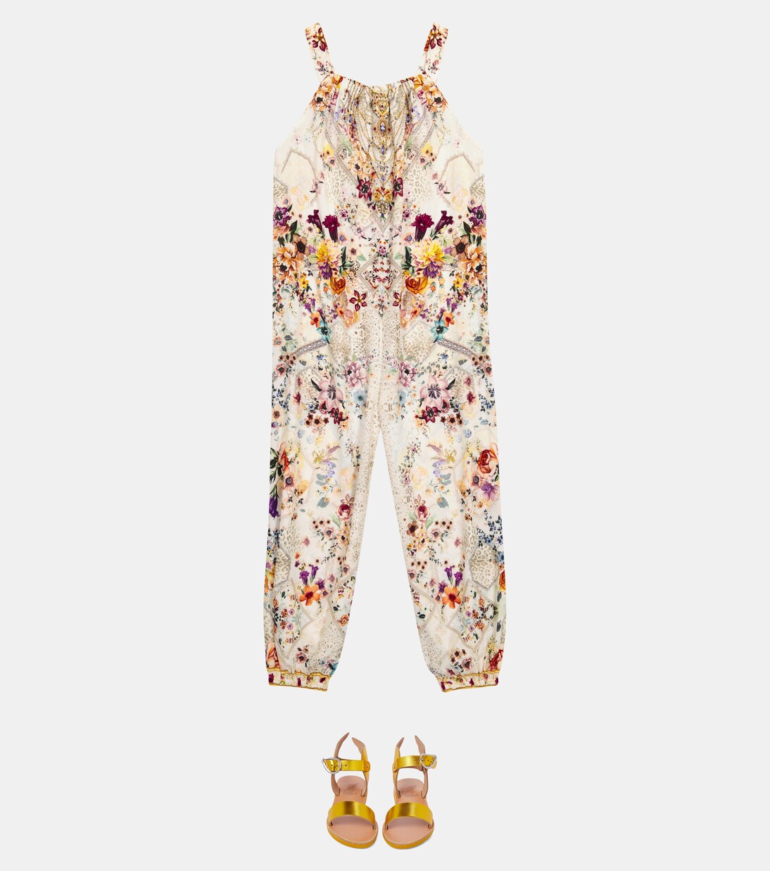 Embellished floral jumpsuit | Camilla Kids
