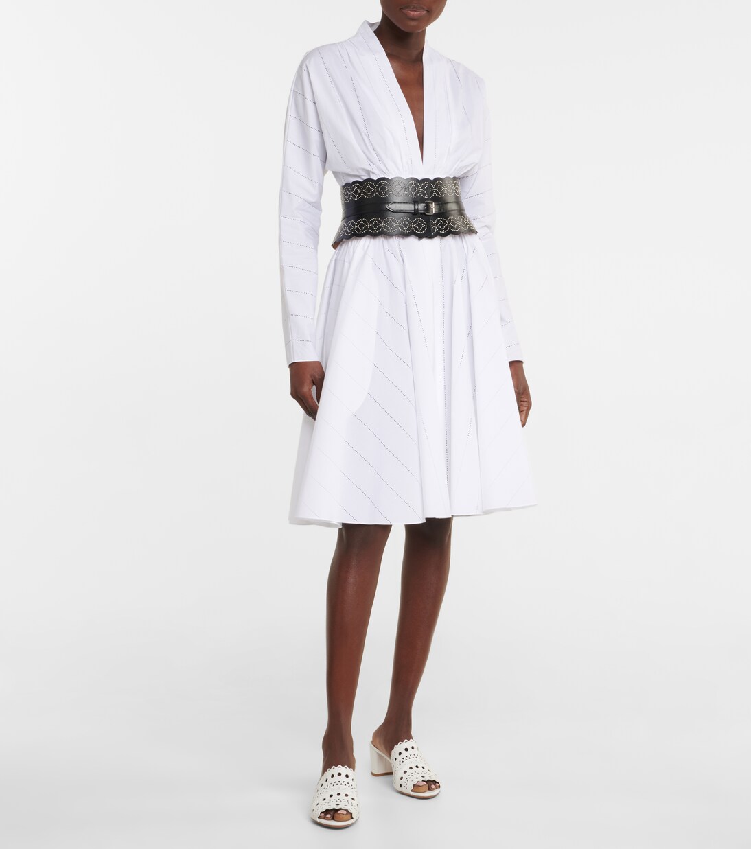 Pantoletten aus Leder | Alaïa