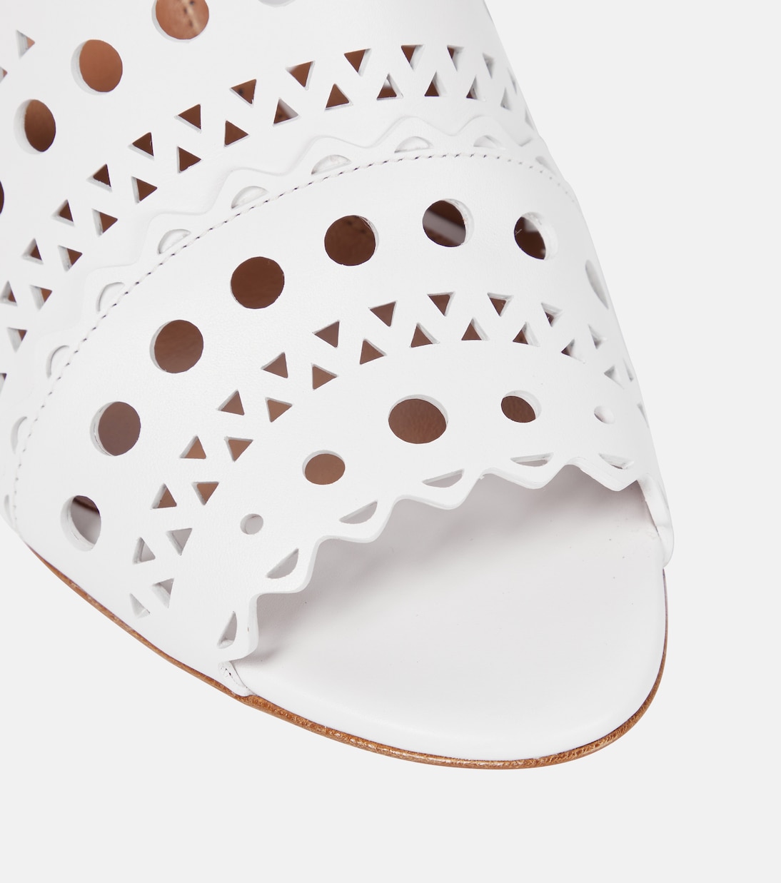 Pantoletten aus Leder | Alaïa