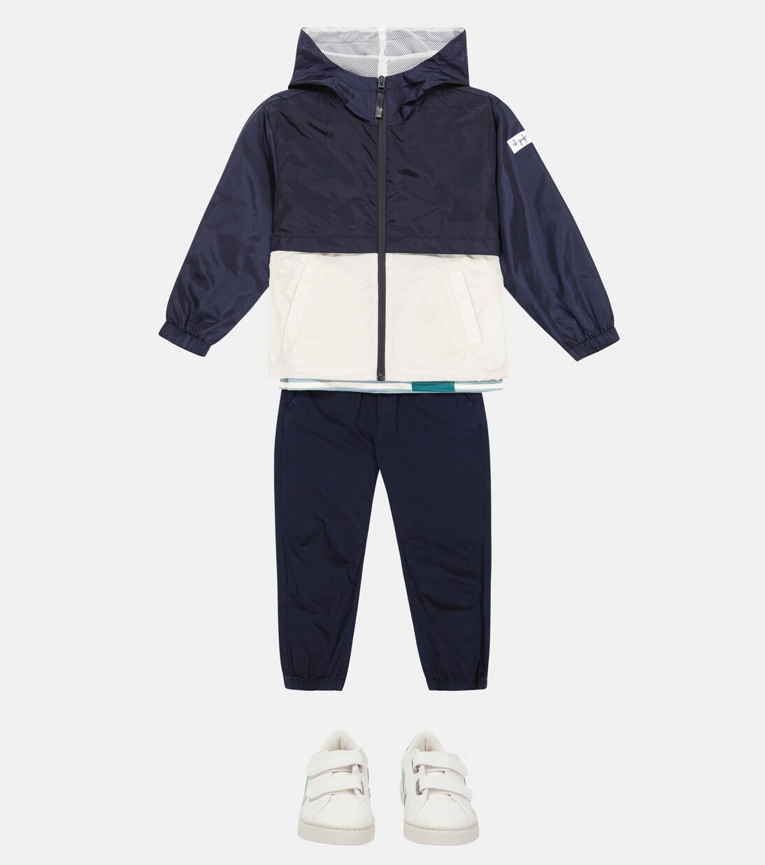 Chaqueta técnica con bloques de color | Il Gufo