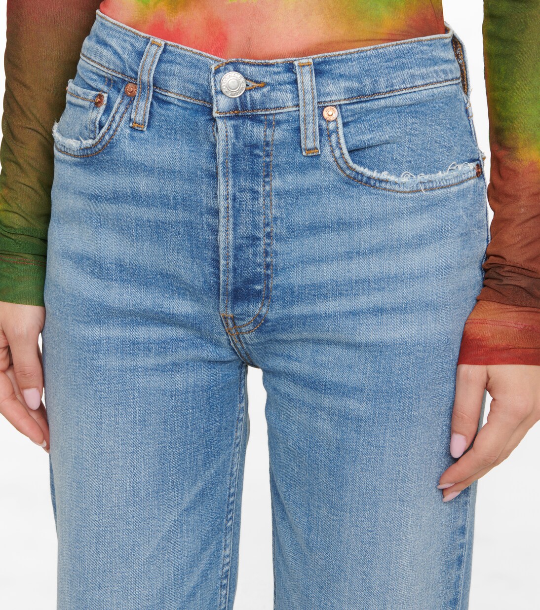 High-Rise Cropped Jeans | Re/Done