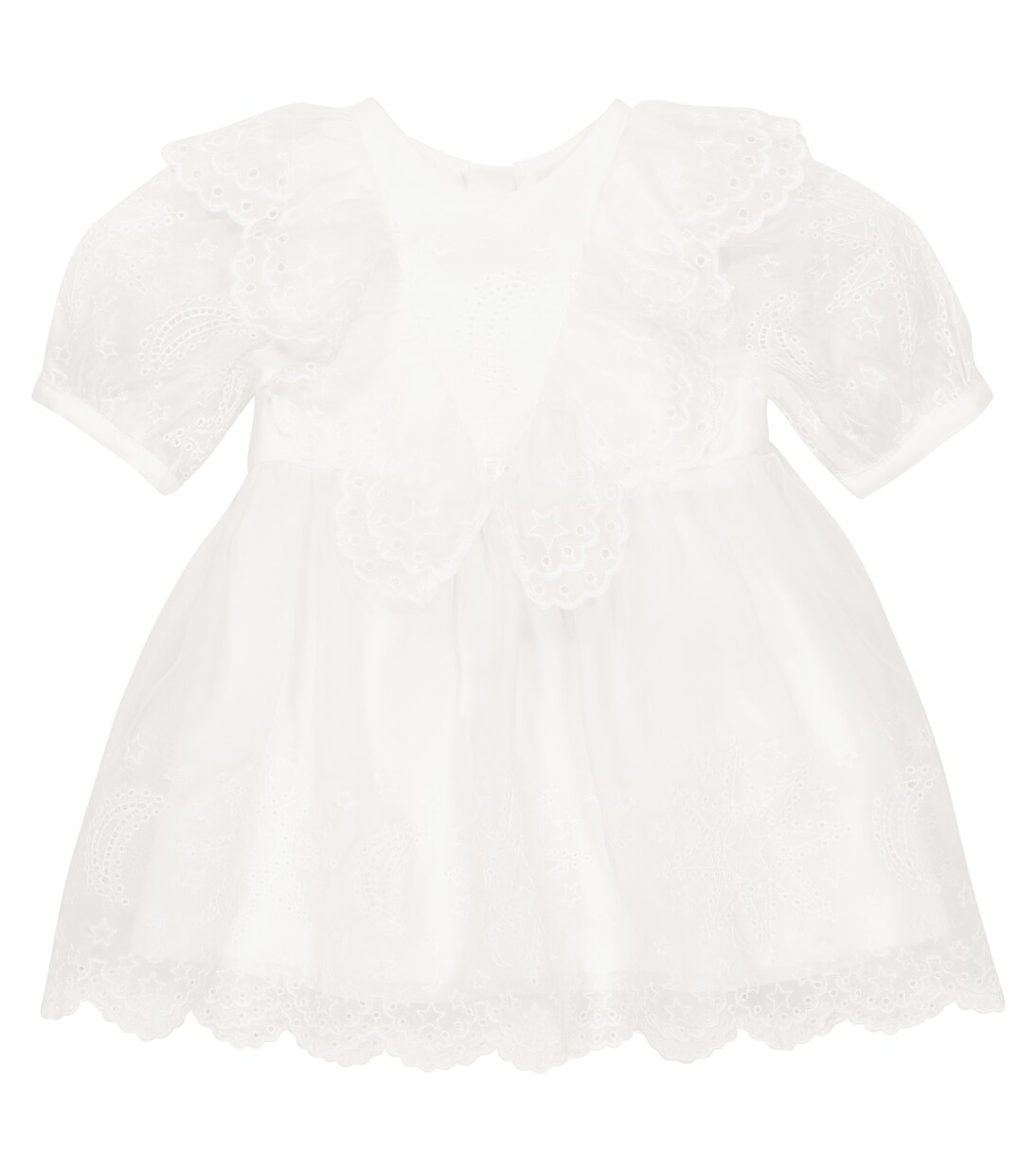 Baby embroidered silk dress | Stella McCartney Kids