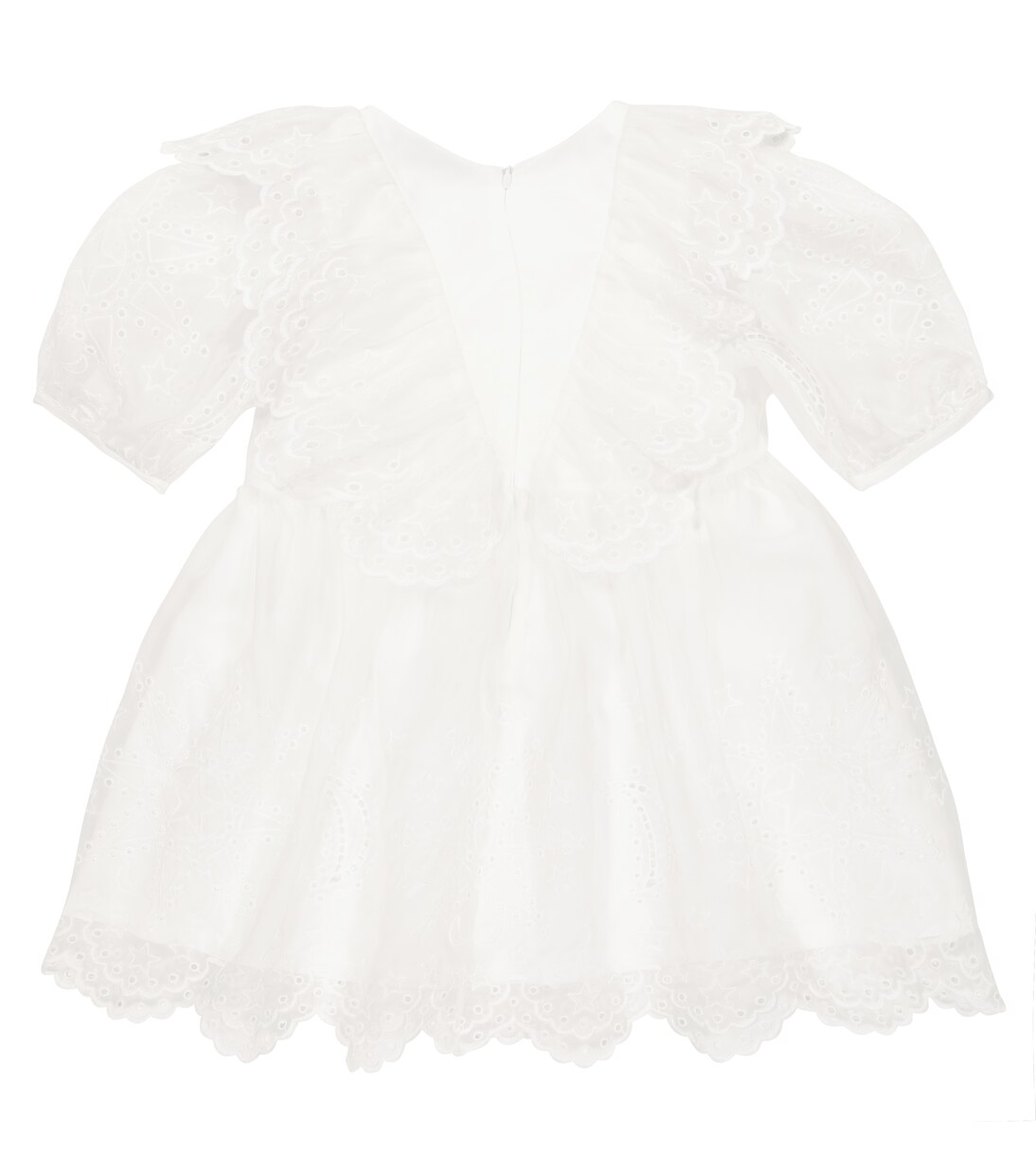 Baby embroidered silk dress | Stella McCartney Kids