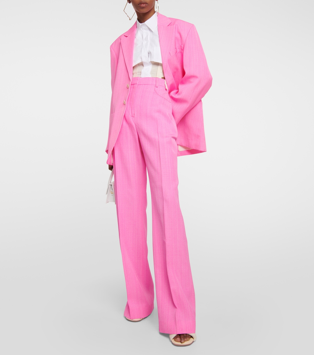 High-Rise-Hose Le Pantalon Sauge | Jacquemus