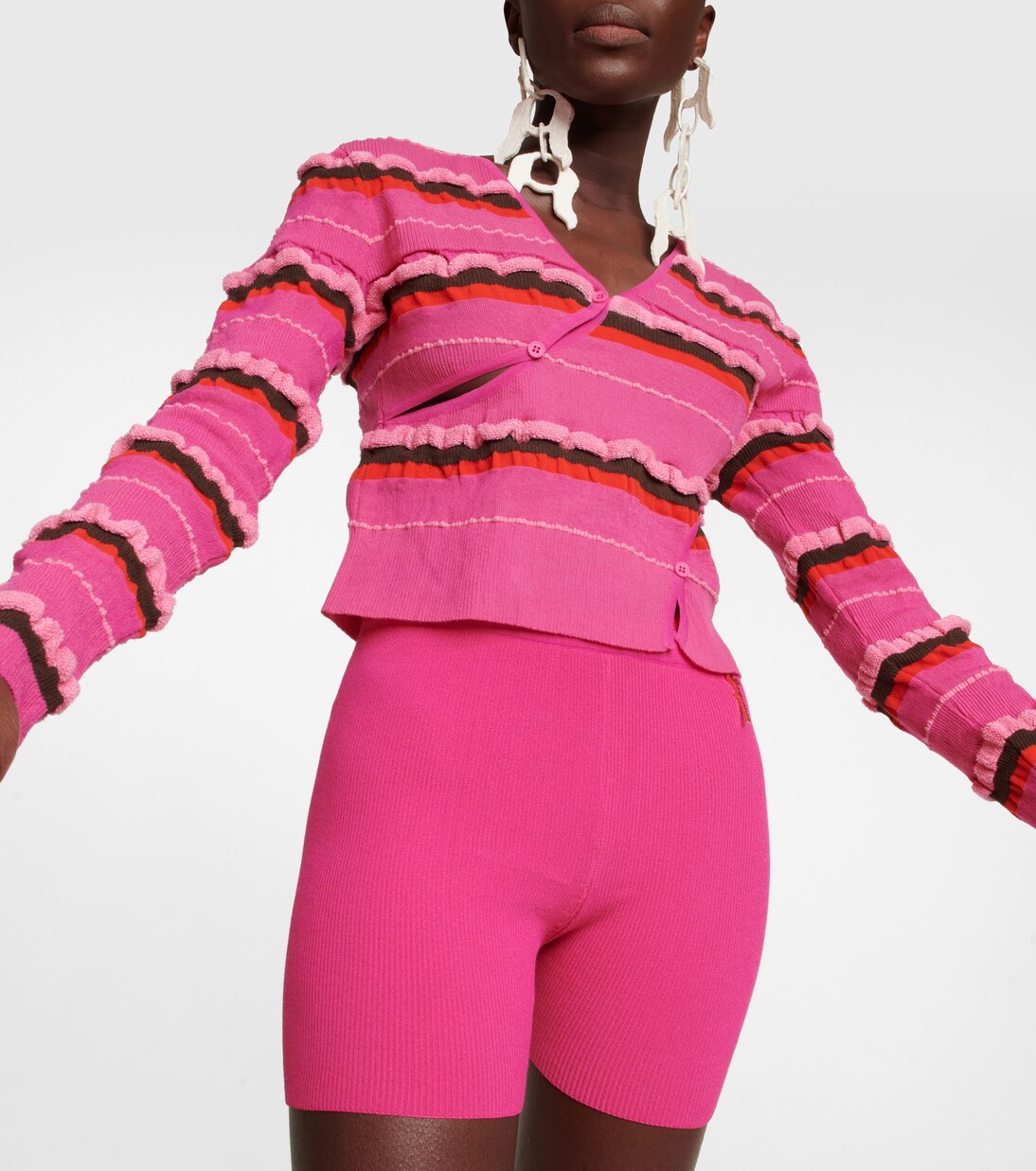 Le Short Pralu knitted biker shorts | Jacquemus