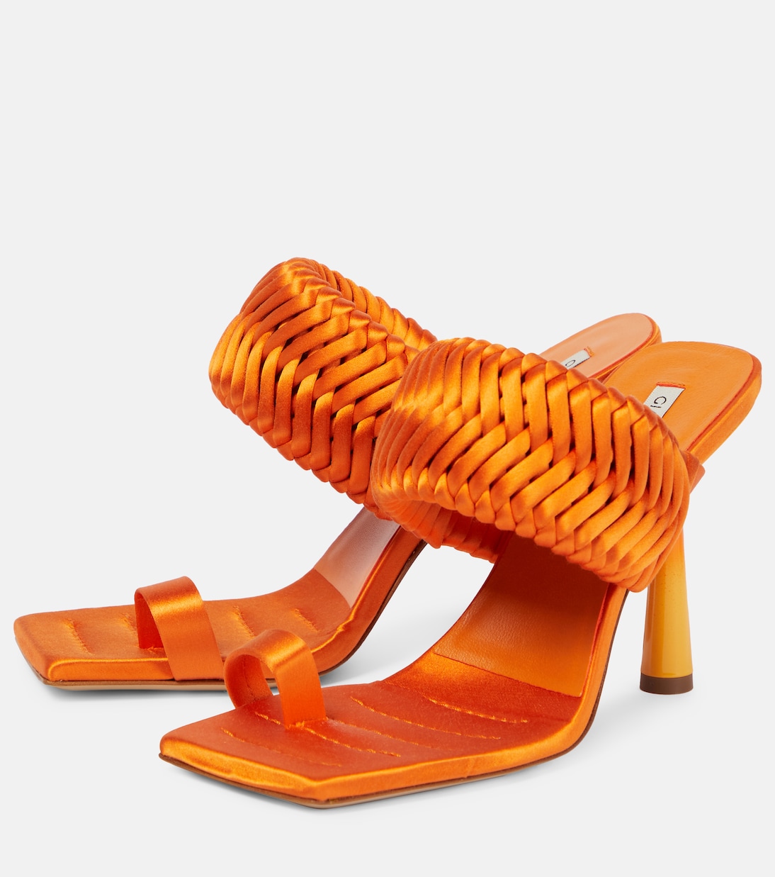 Sandalen Rosie 1 aus Satin | Gia Borghini