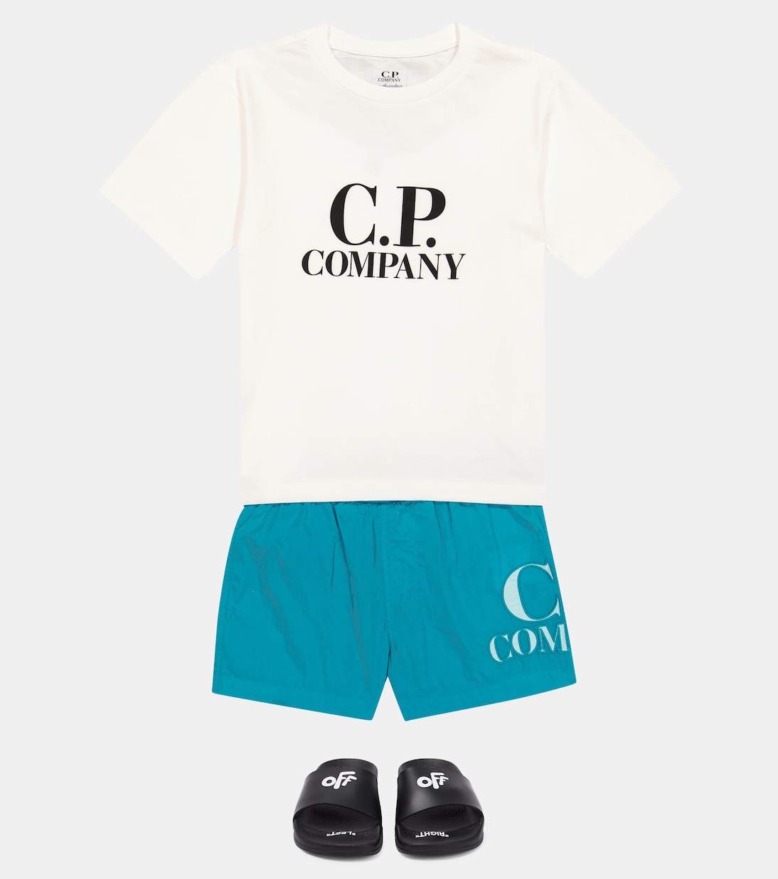 T-shirt en coton à logo | C.P. Company Kids