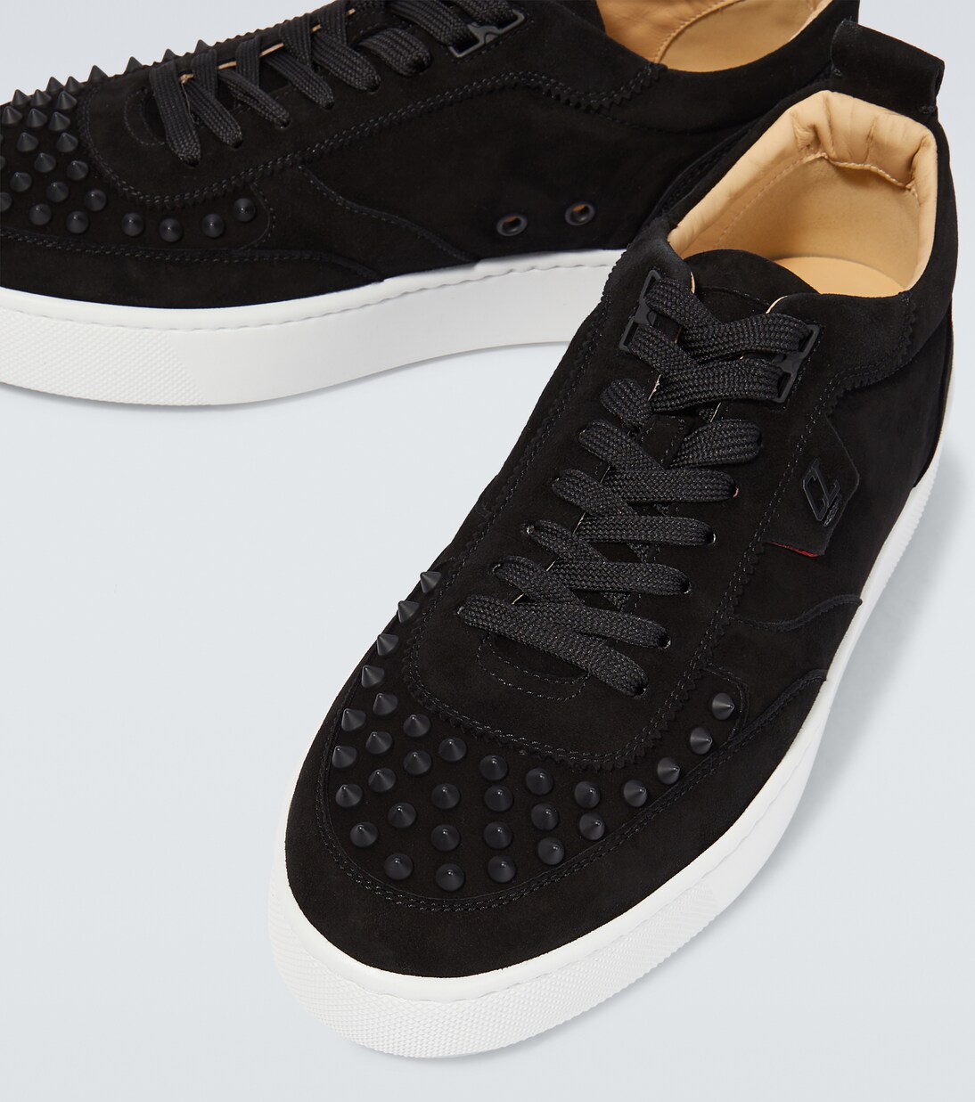 Baskets Happyrui Spikes en daim | Christian Louboutin