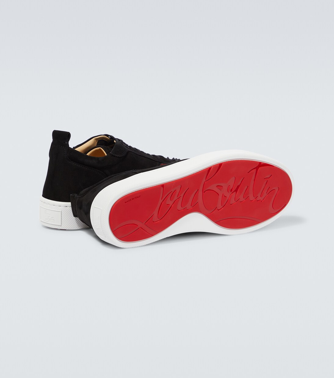 Baskets Happyrui Spikes en daim | Christian Louboutin