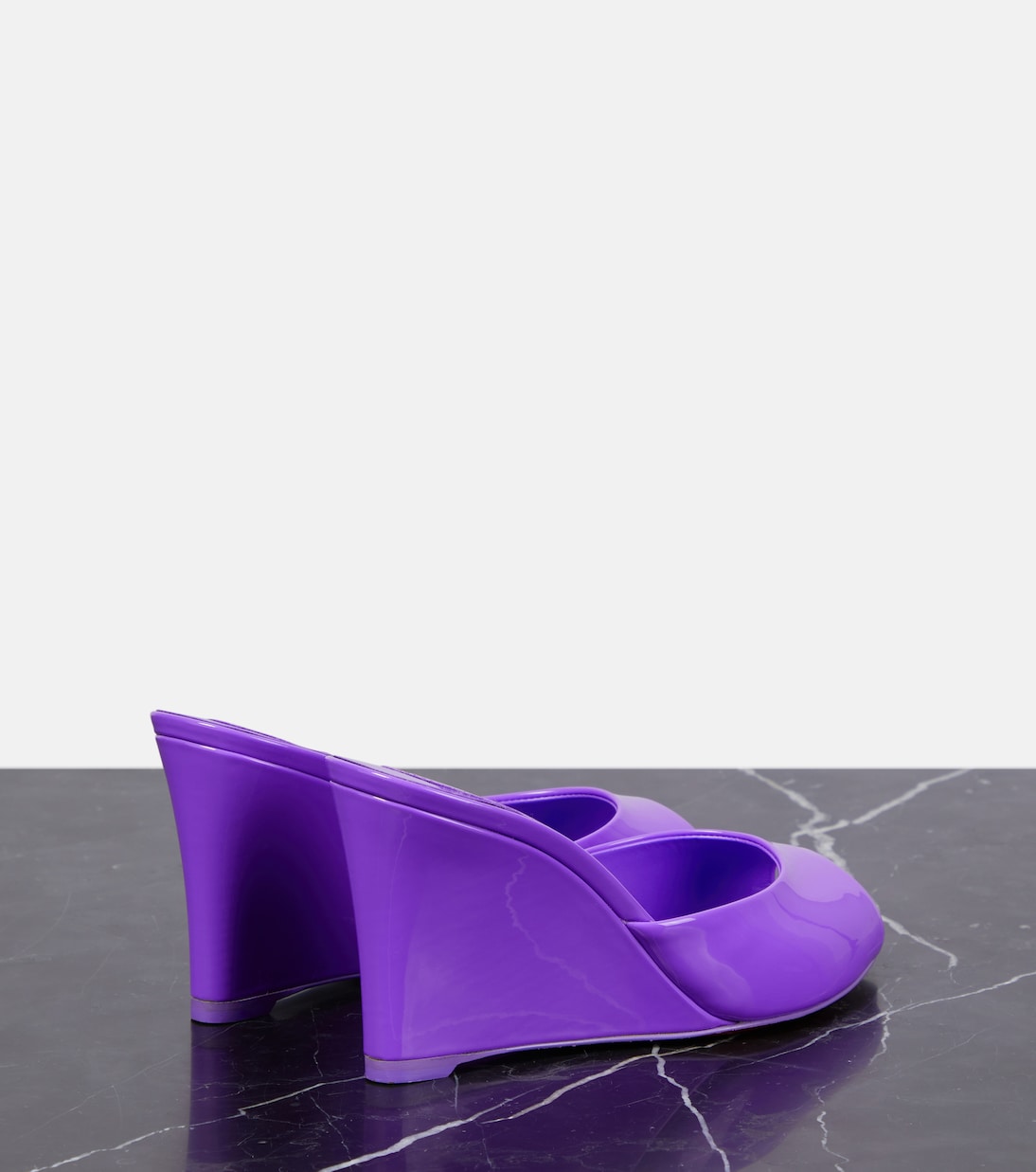 Mules Me Dolly Zeppa en cuir verni | Christian Louboutin