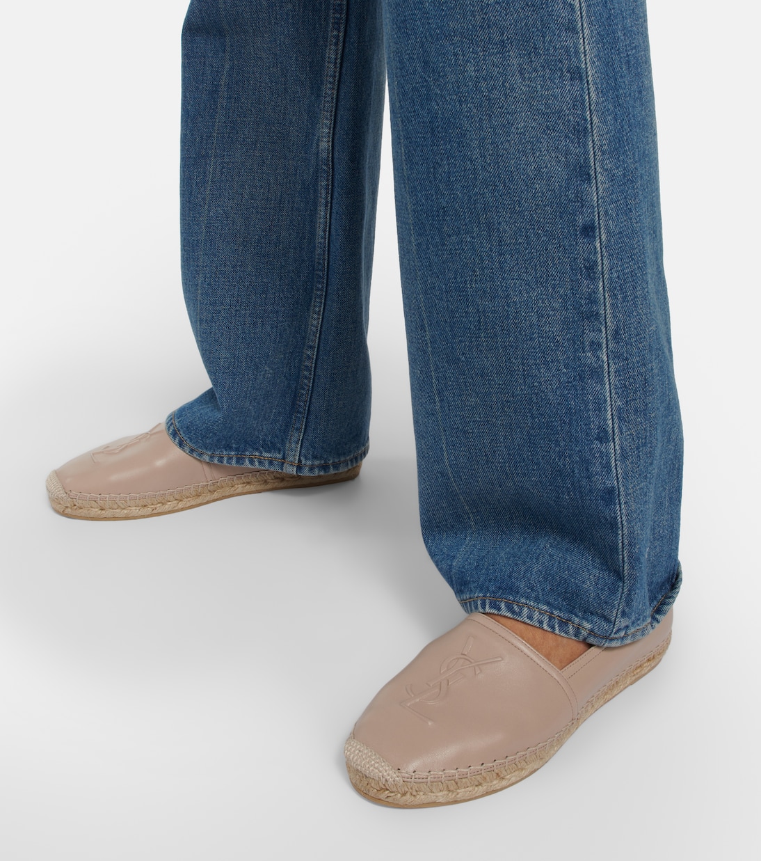 Monogram 레더 에스파드리유 | Saint Laurent