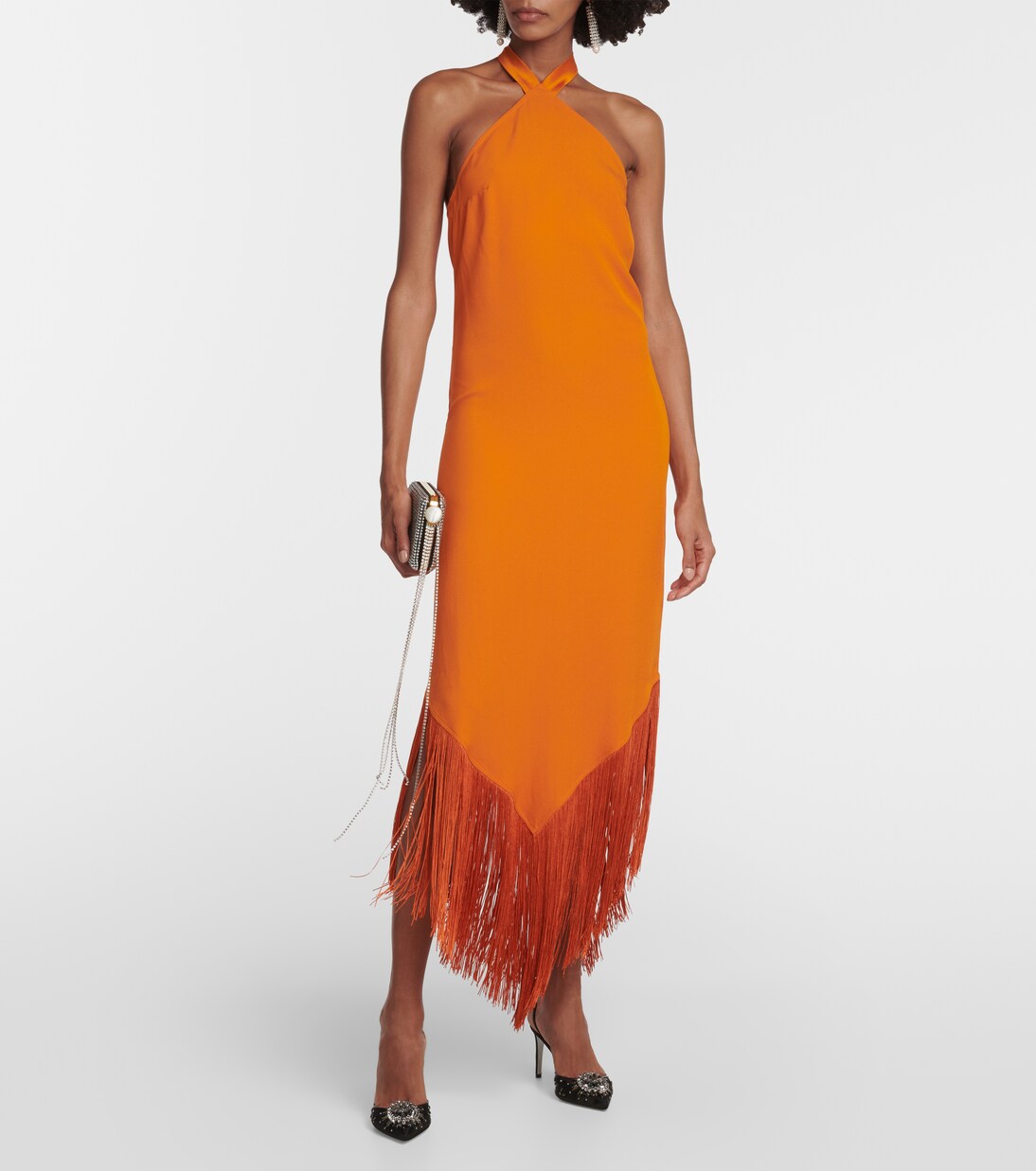 Nina fringed maxi dress | Taller Marmo