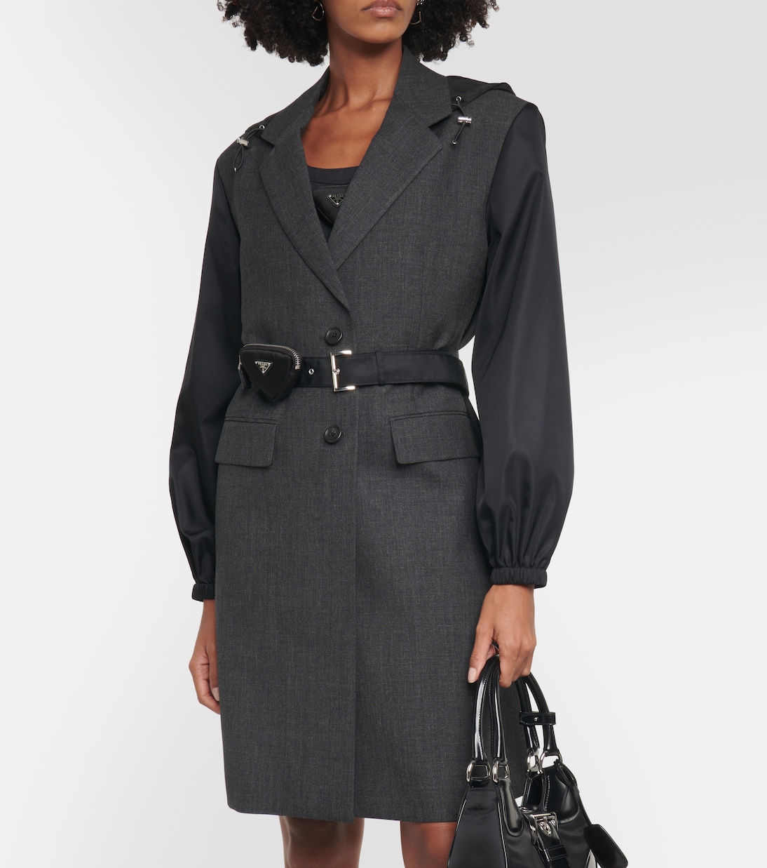 Virgin wool coat | Prada