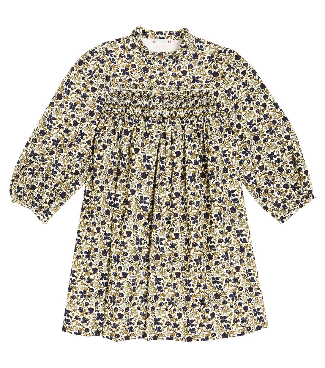 Tamsin floral corduroy dress | Bonpoint