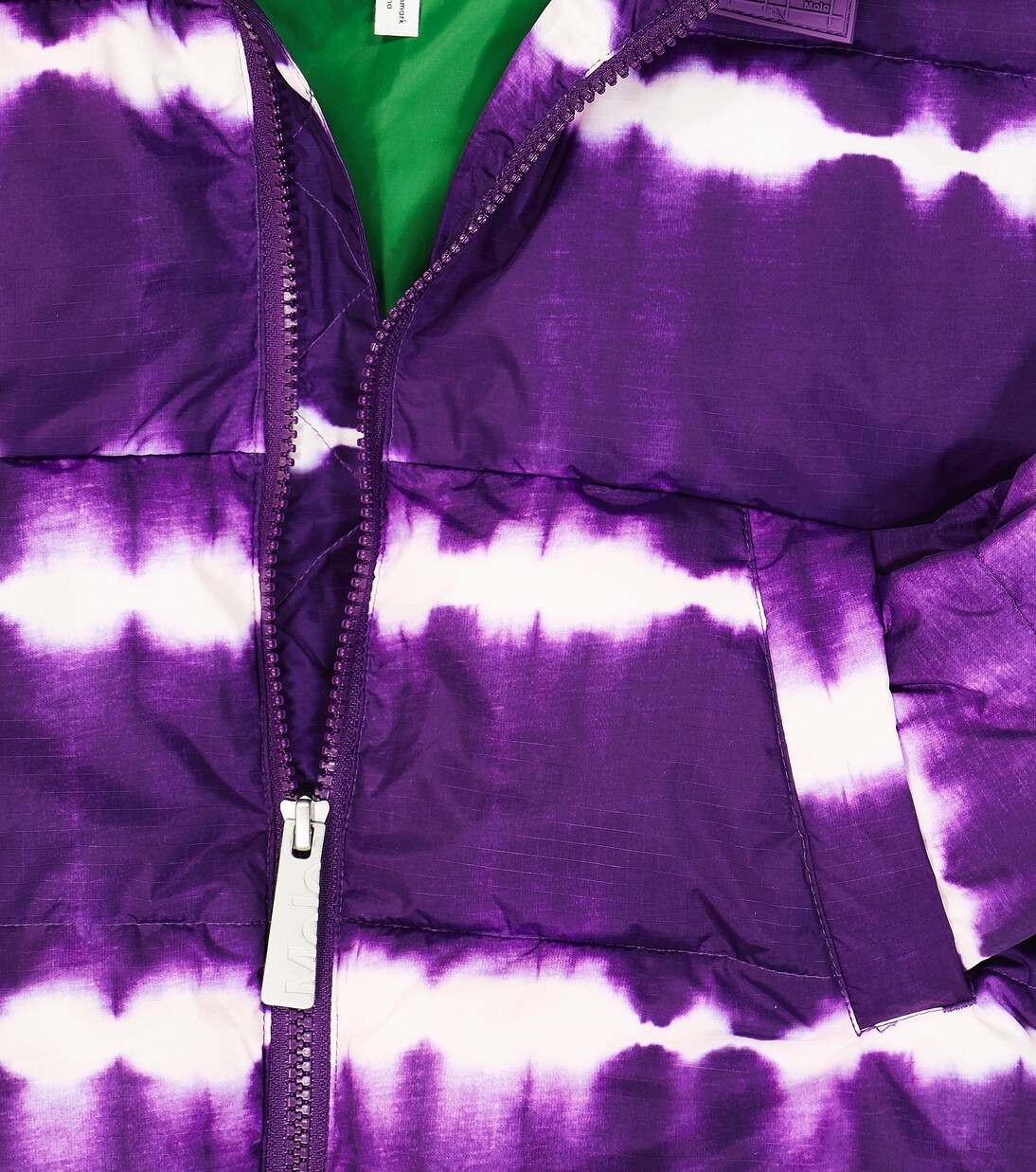 Hilo tie-dye puffer jacket | Molo