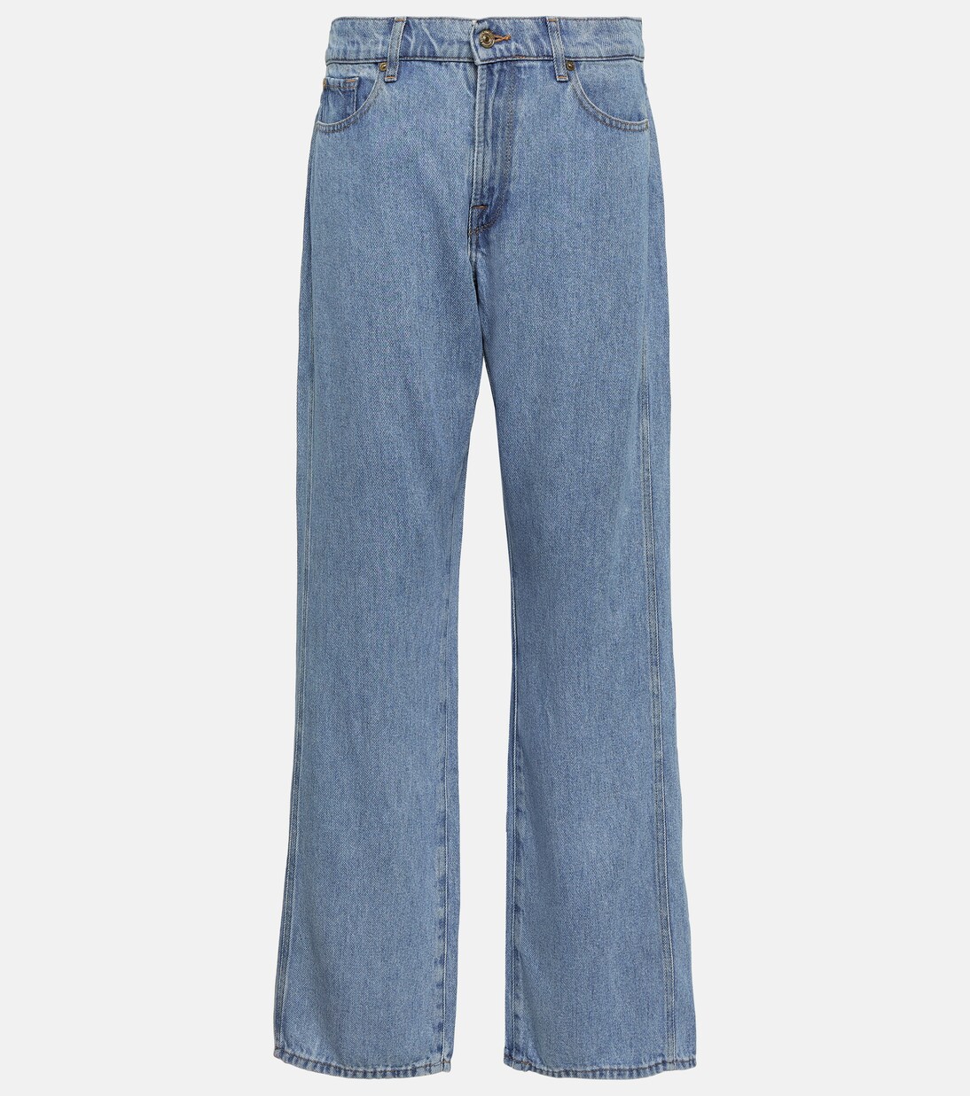 Tess high-rise straight jeans | 7 For All Mankind