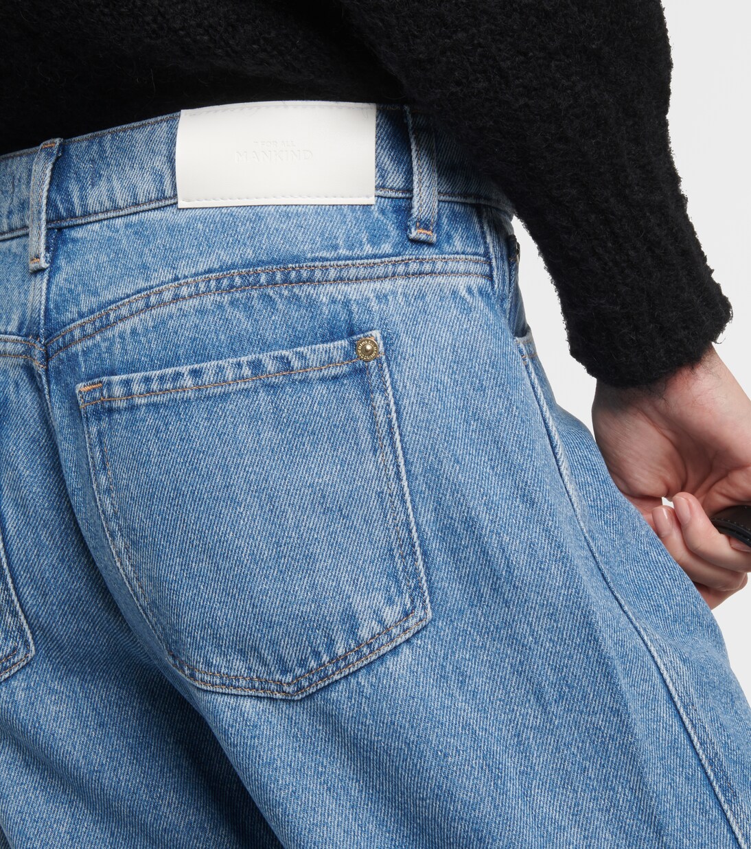 Tess high-rise straight jeans | 7 For All Mankind