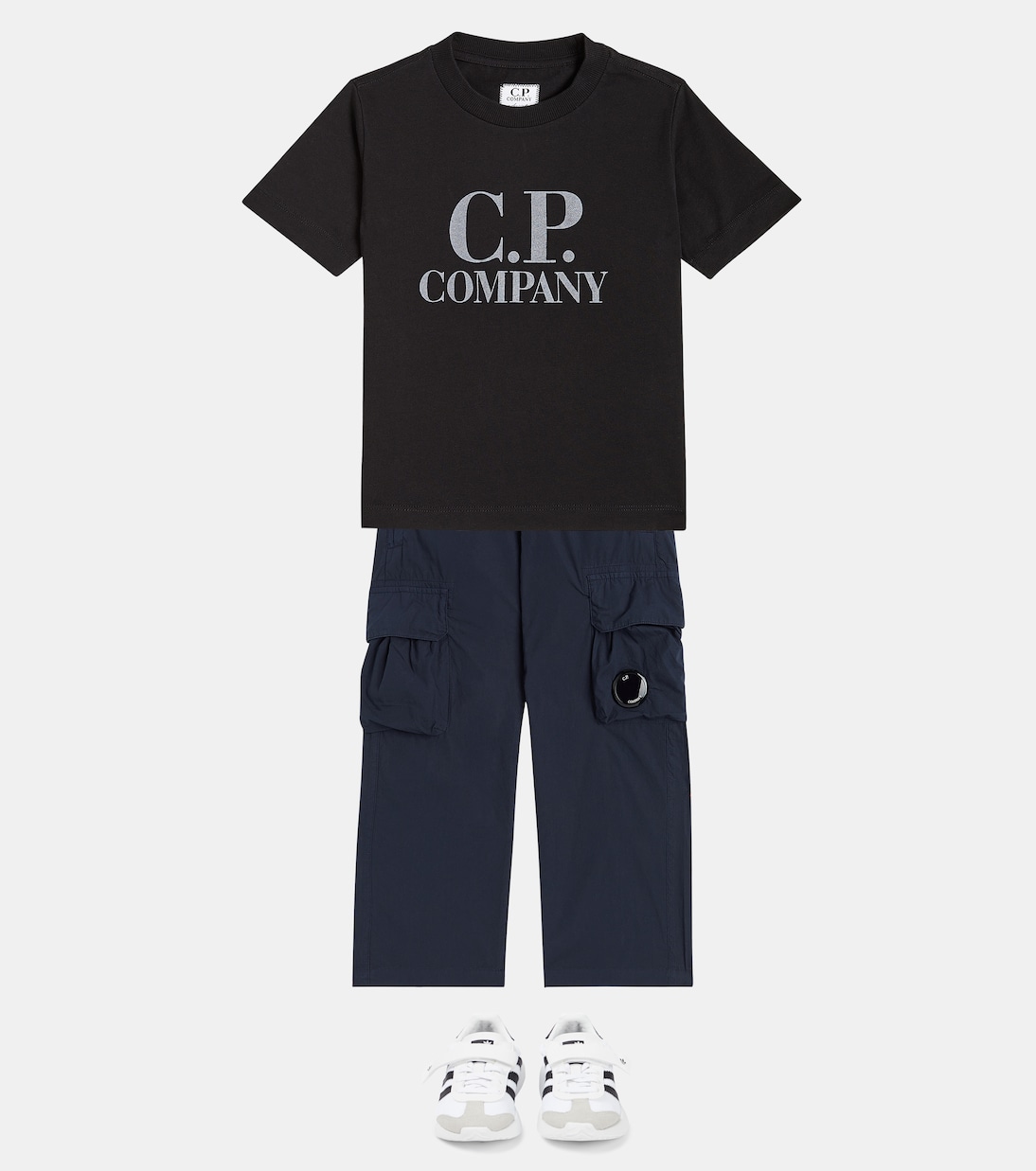 T-shirt Goggle en coton | C.P. Company Kids