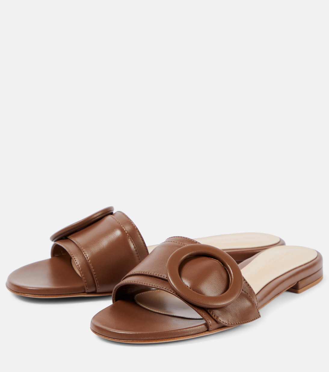 Pantoletten aus Leder | Gianvito Rossi