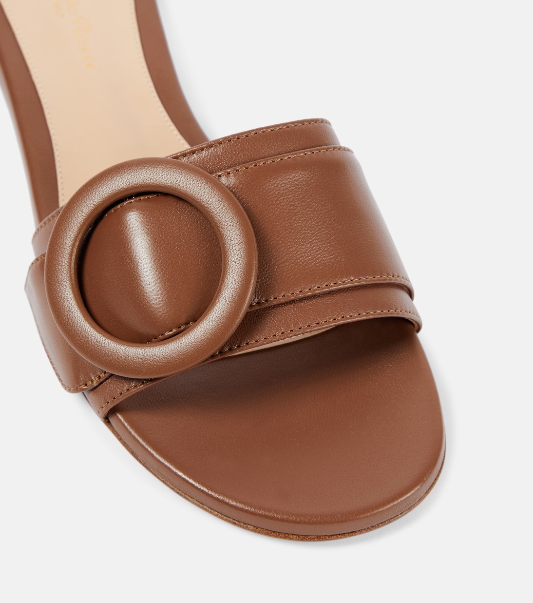 Pantoletten aus Leder | Gianvito Rossi