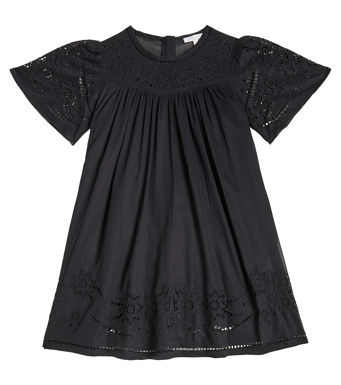 Ruffled cotton dress | Chloé Kids