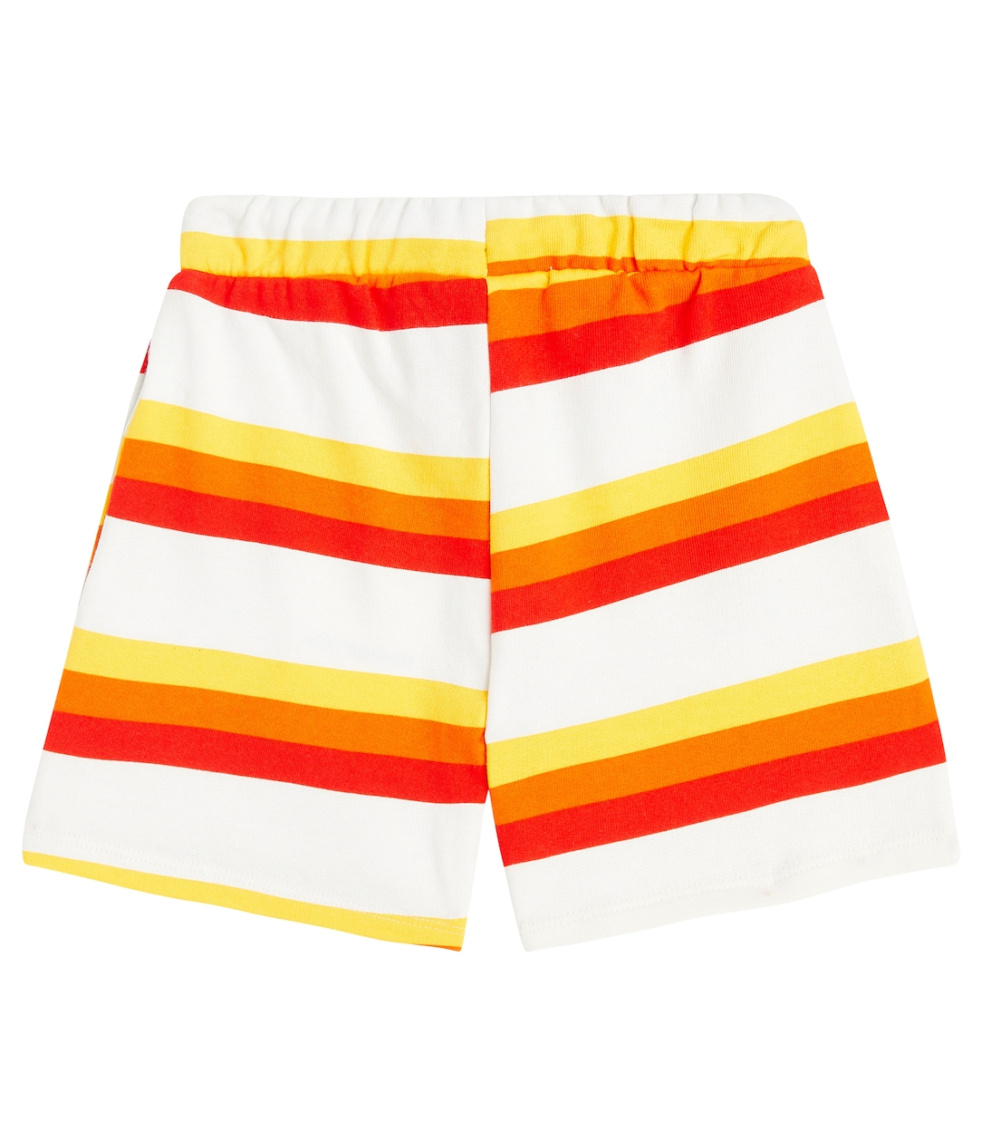 Striped cotton jersey shorts | Mini Rodini