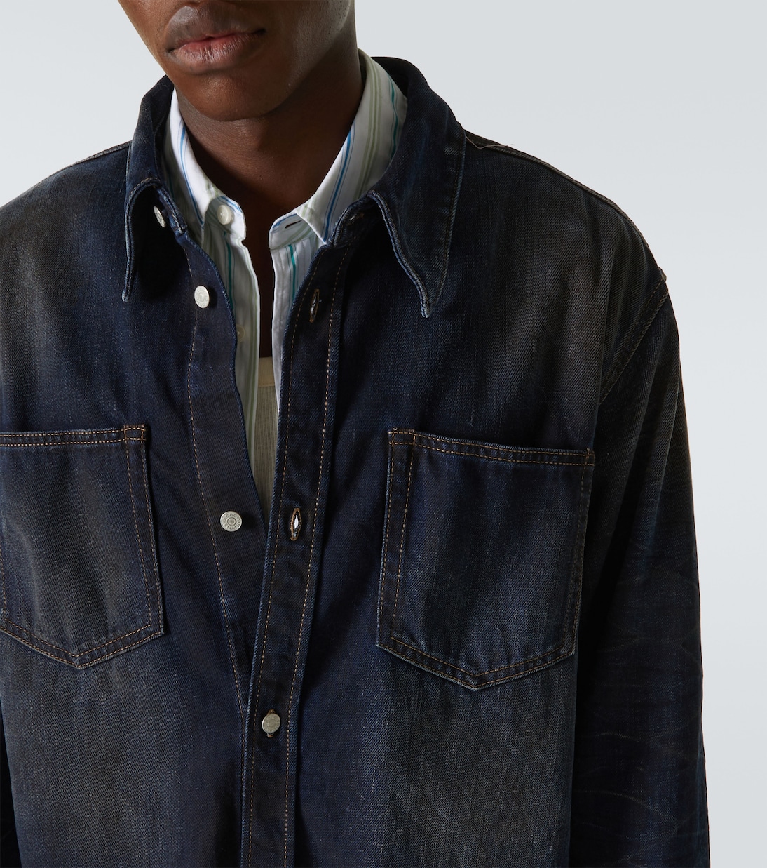 Hemdjacke aus Denim | Acne Studios