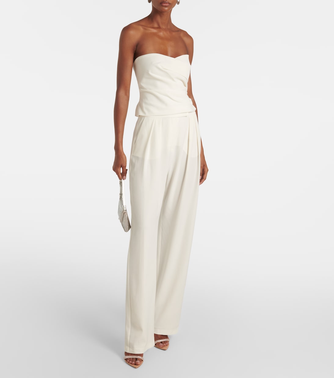 Weite Hose aus Crêpe | The Sei