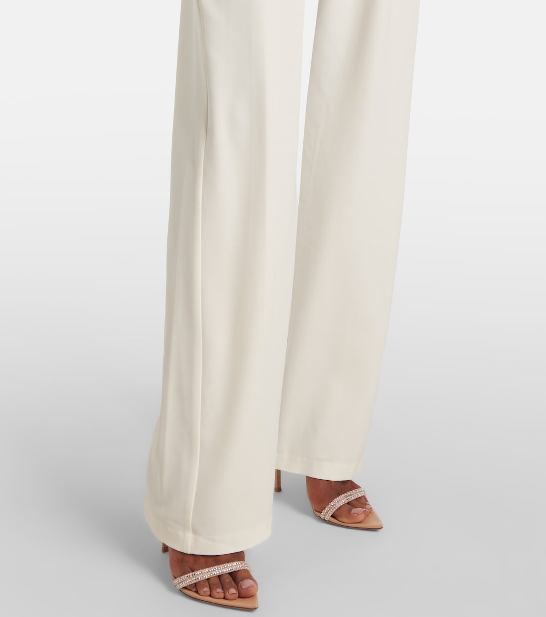 Weite Hose aus Crêpe | The Sei