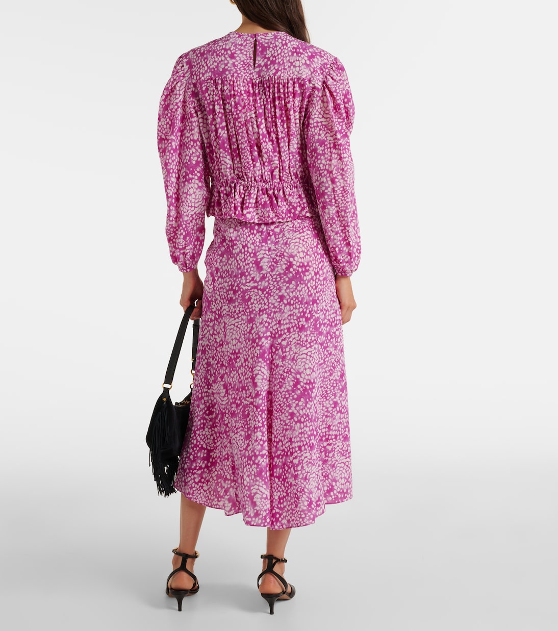 Gelina printed silk-blend top | Isabel Marant