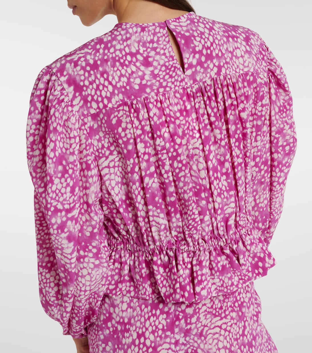 Gelina printed silk-blend top | Isabel Marant