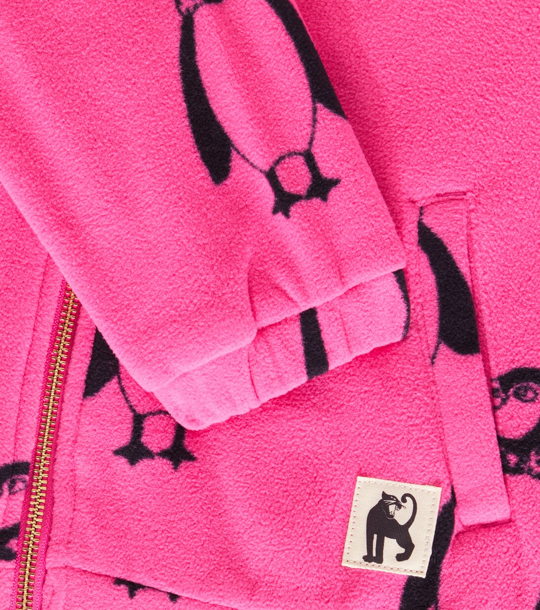 Penguin fleece sweatpants | Mini Rodini