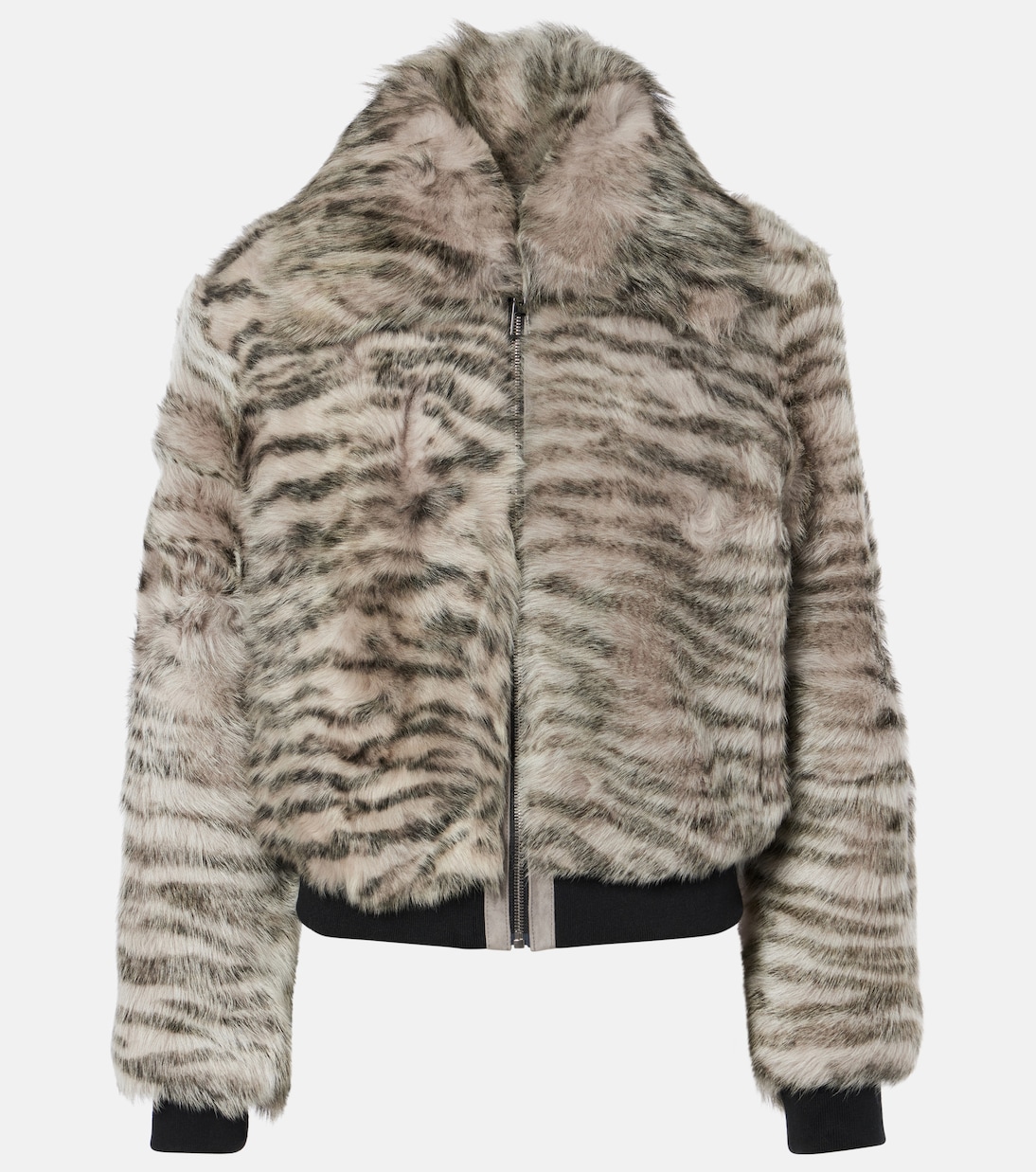 Veste bomber Nia imprimée en shearling | Dodo Bar Or