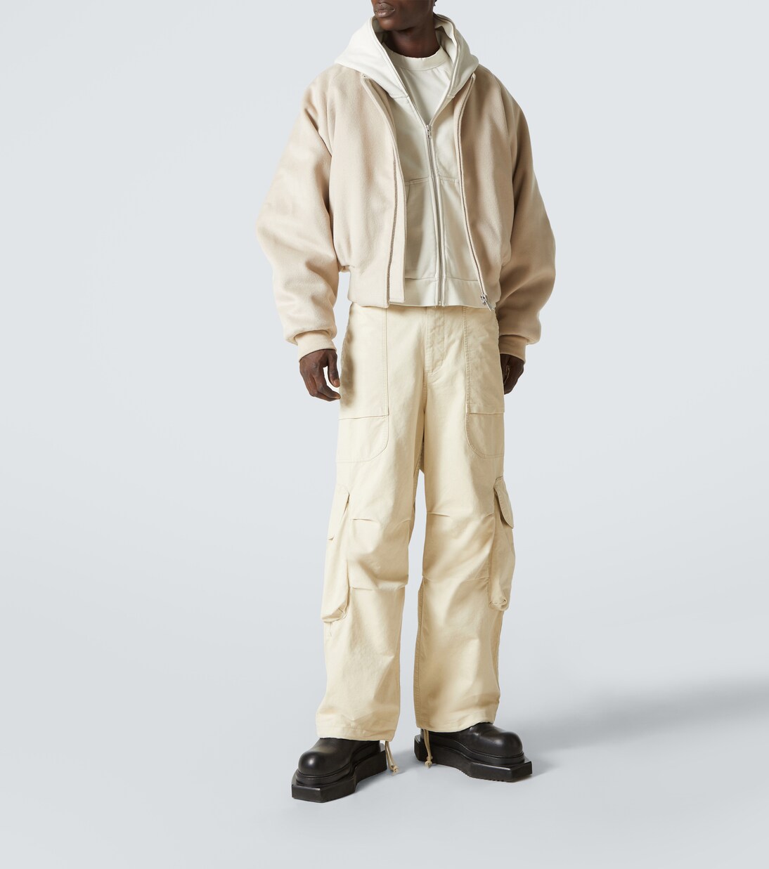 Cotton canvas cargo pants | Entire Studios