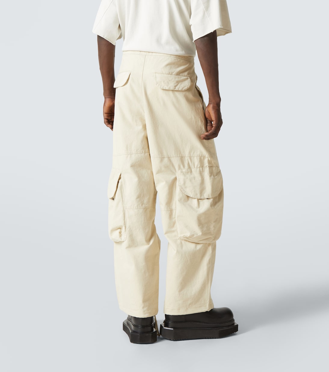 Cotton canvas cargo pants | Entire Studios