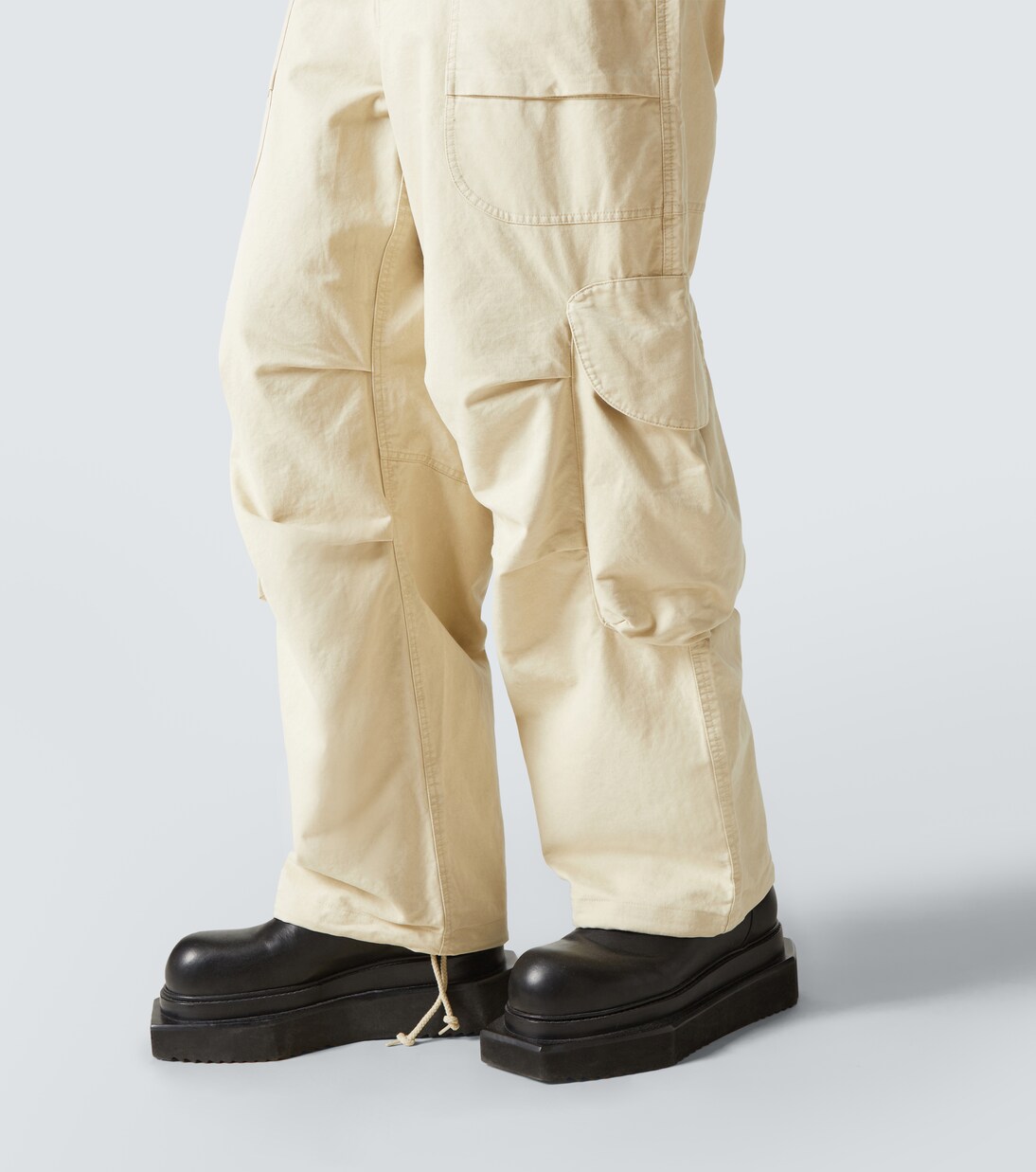 Cotton canvas cargo pants | Entire Studios