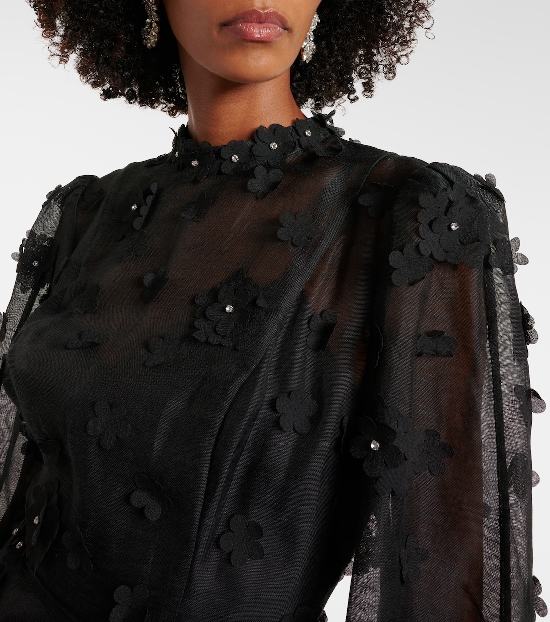 Matchmaker Lift Off linen and silk minidress | Zimmermann