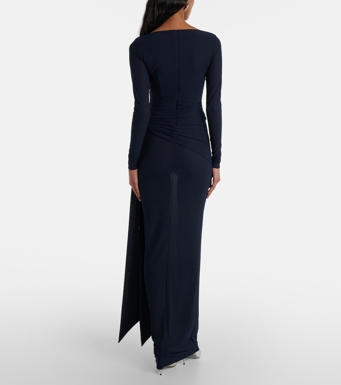 Semi-sheer gathered gown | Alex Perry