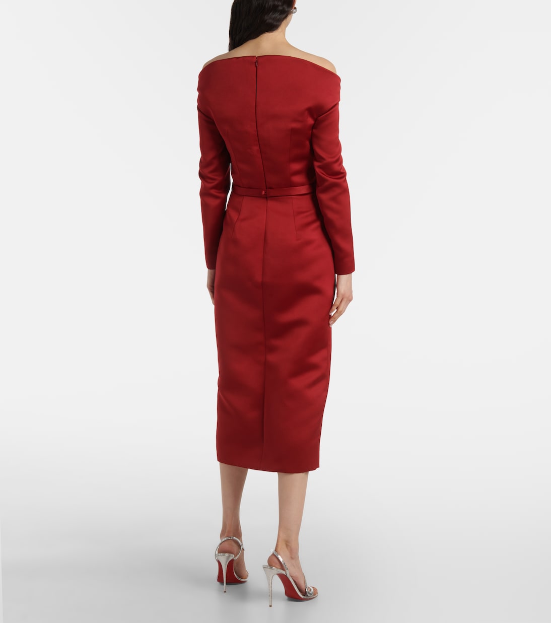 Off-Shoulder-Midikleid Asuman | Safiyaa