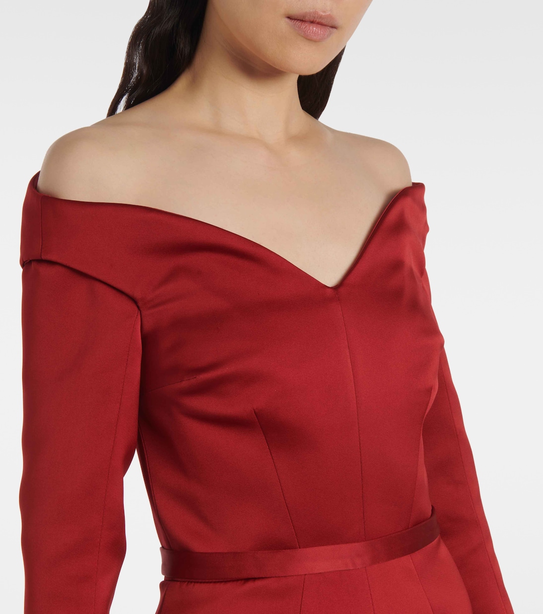 Off-Shoulder-Midikleid Asuman | Safiyaa