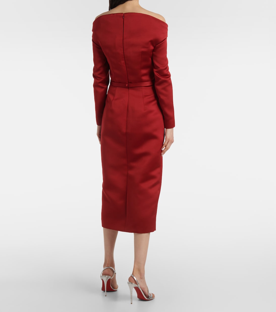 Off-Shoulder-Midikleid Asuman | Safiyaa