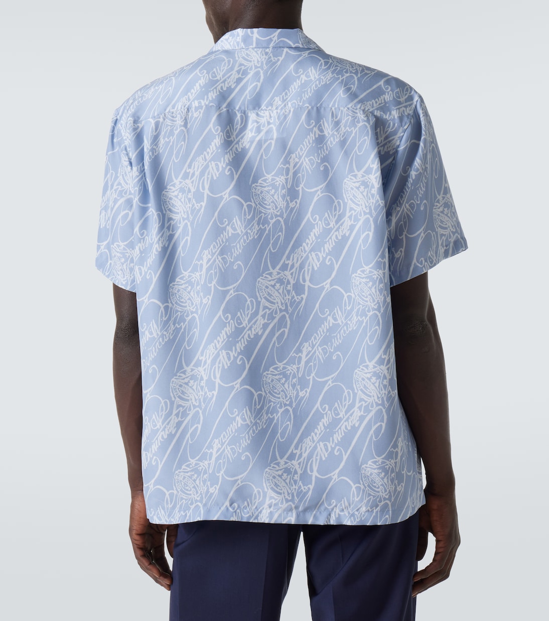 Camisa bowling Scritto de seda con logo | Berluti