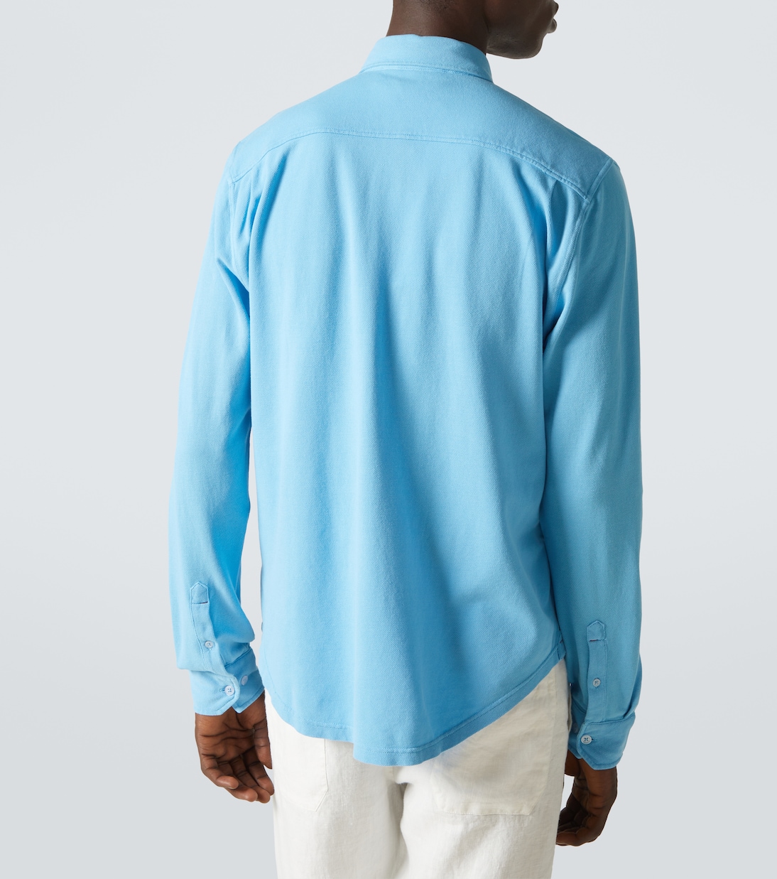 Camicia Giles in cotone piqué | Orlebar Brown