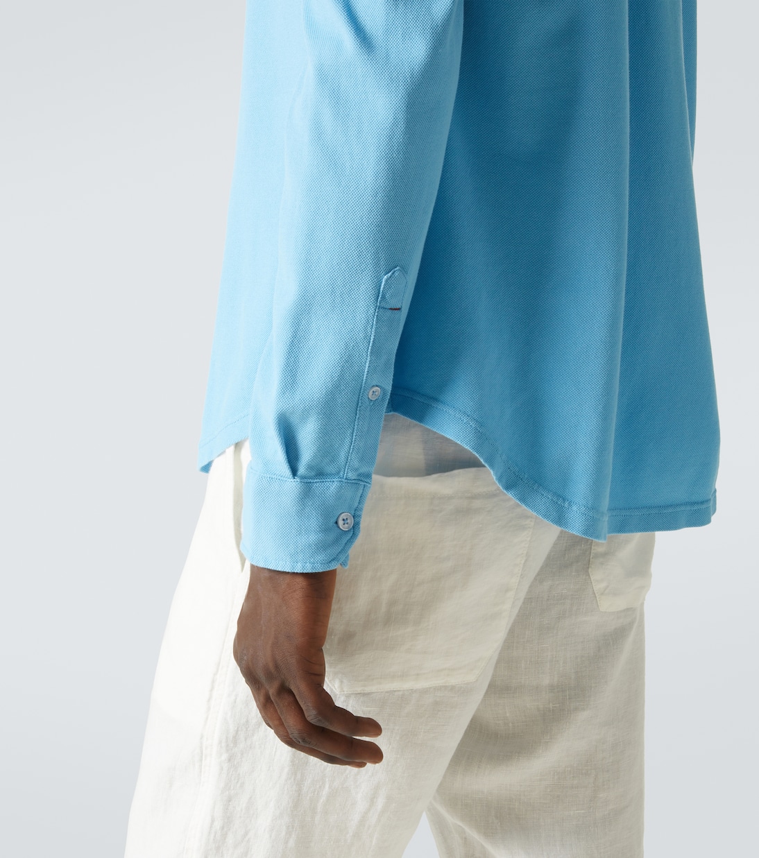 Camicia Giles in cotone piqué | Orlebar Brown