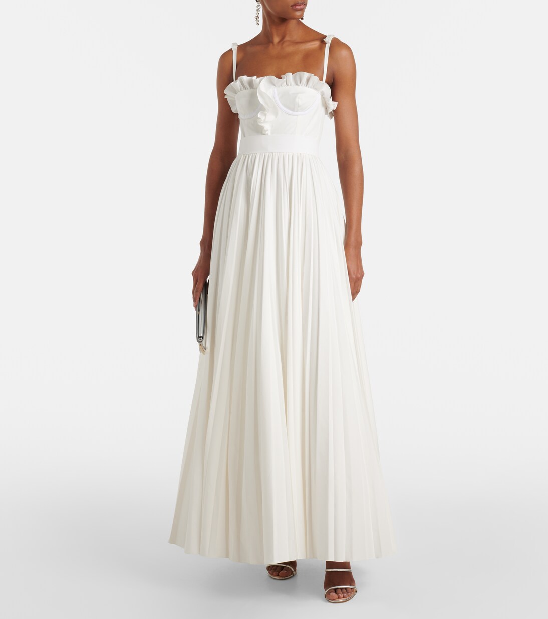 Ruffled cotton maxi dress | Giambattista Valli