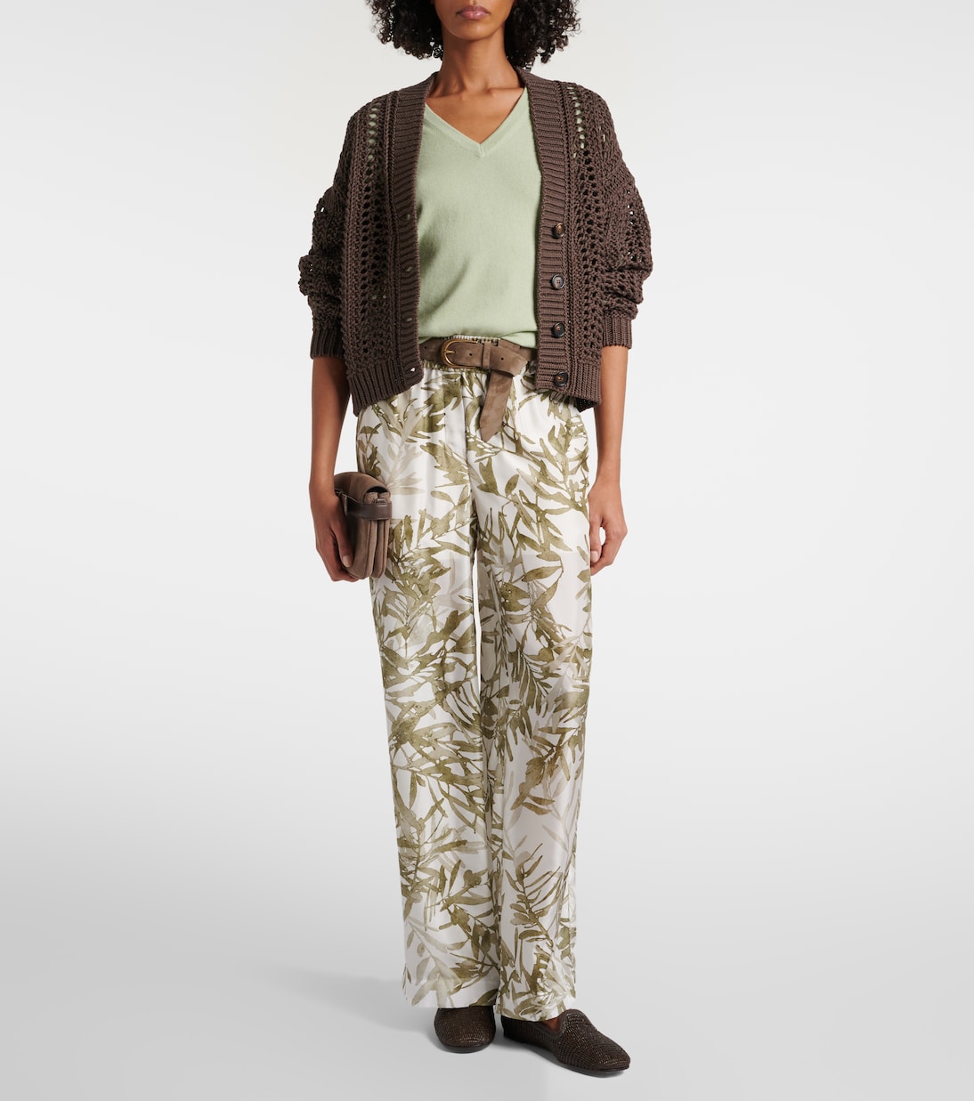 Jersey de cachemir con cuentas monili | Brunello Cucinelli