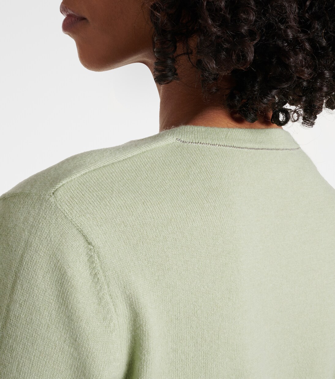 Jersey de cachemir con cuentas monili | Brunello Cucinelli